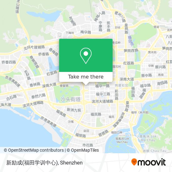 新励成(福田学训中心) map