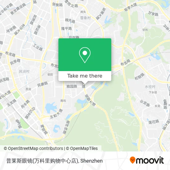 普莱斯眼镜(万科里购物中心店) map