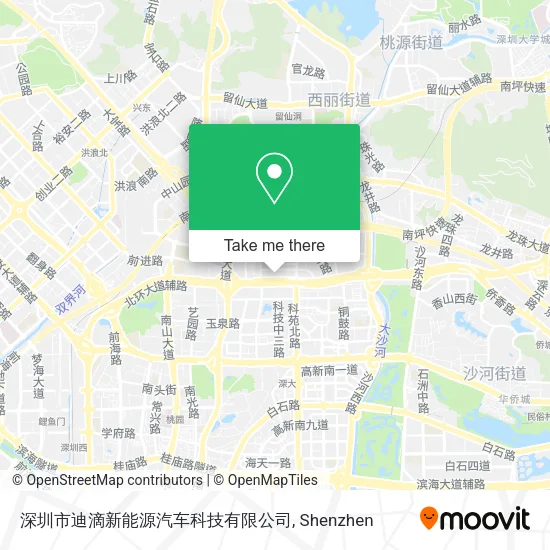 深圳市迪滴新能源汽车科技有限公司 map