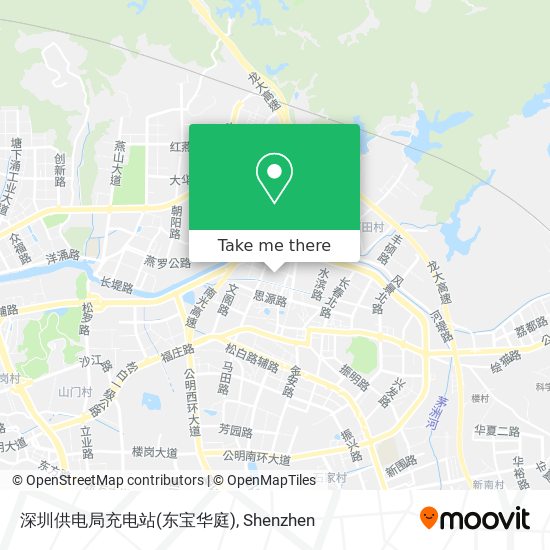 深圳供电局充电站(东宝华庭) map