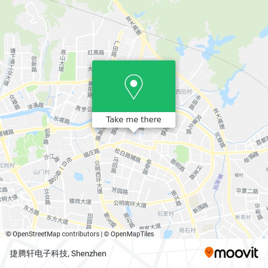 捷腾轩电子科技 map