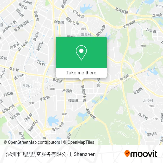 深圳市飞航航空服务有限公司 map