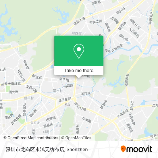 深圳市龙岗区永鸿无纺布店 map