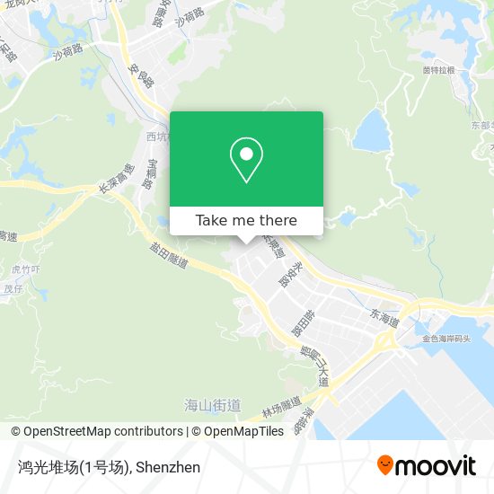 鸿光堆场(1号场) map