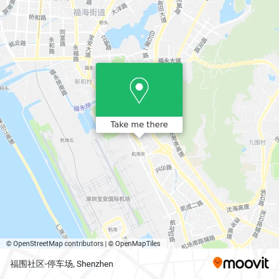 福围社区-停车场 map