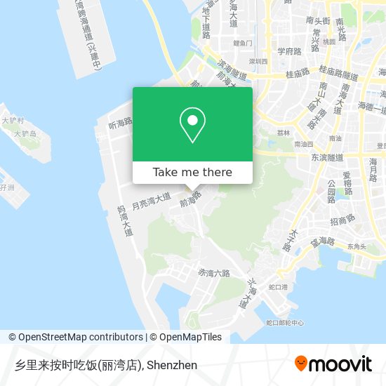 乡里来按时吃饭(丽湾店) map