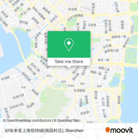好味来老上海馄饨铺(南园村店) map