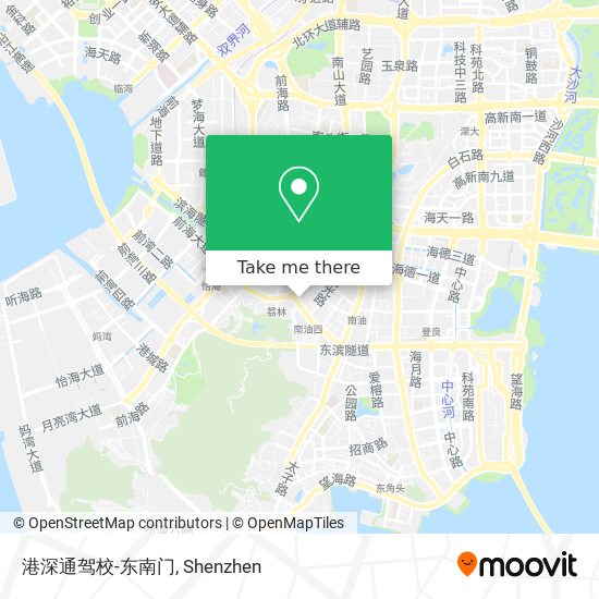 港深通驾校-东南门 map