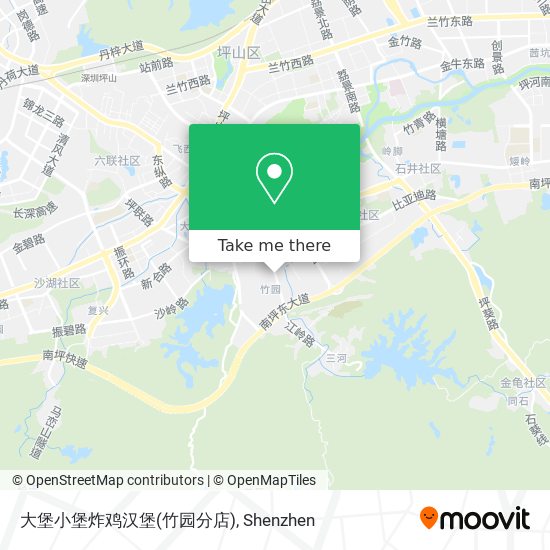 大堡小堡炸鸡汉堡(竹园分店) map