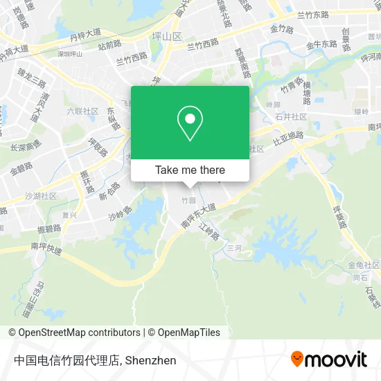 中国电信竹园代理店 map
