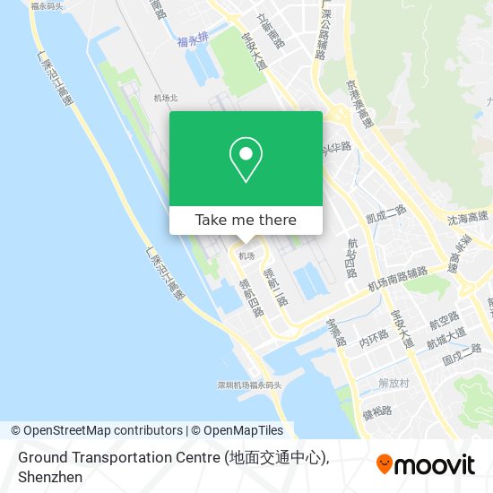 Ground Transportation Centre (地面交通中心) map