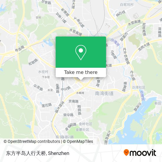 东方半岛人行天桥 map