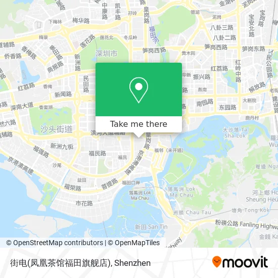 街电(凤凰茶馆福田旗舰店) map