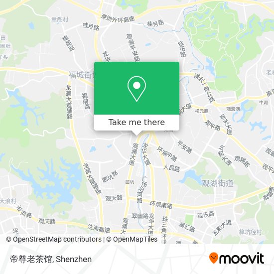 帝尊老茶馆 map