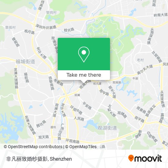 非凡丽致婚纱摄影 map