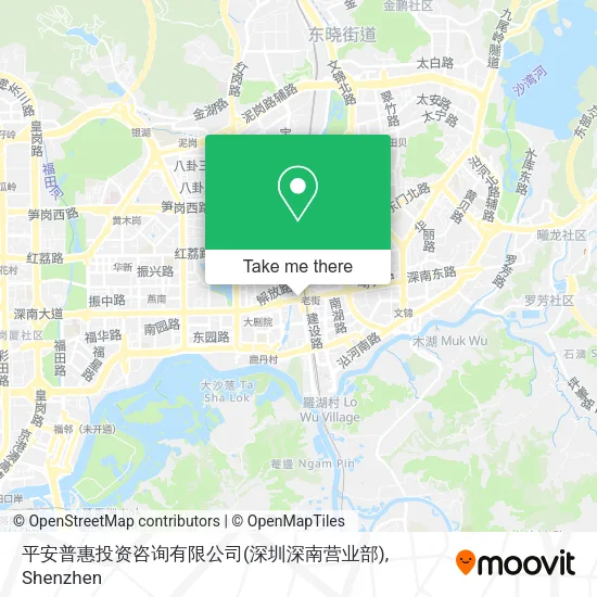 平安普惠投资咨询有限公司(深圳深南营业部) map