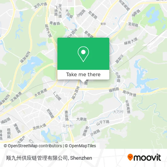 顺九州供应链管理有限公司 map