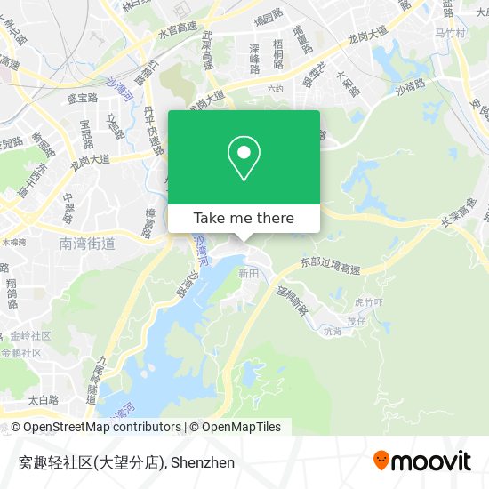 窝趣轻社区(大望分店) map