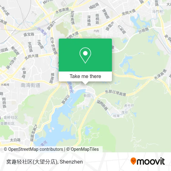 窝趣轻社区(大望分店) map