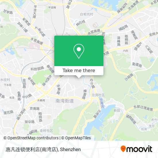 惠凡连锁便利店(南湾店) map