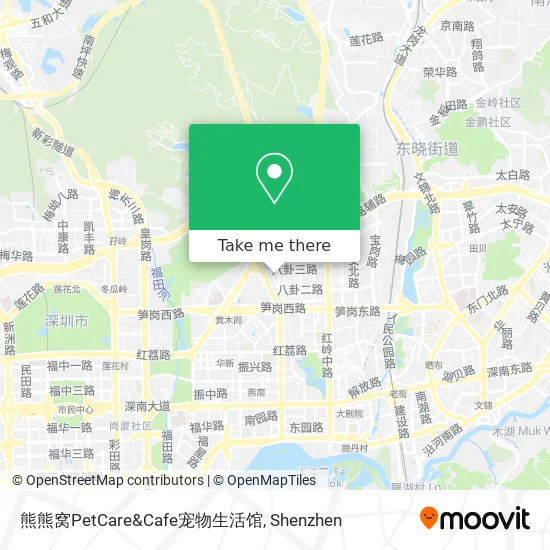 熊熊窝PetCare&Cafe宠物生活馆 map