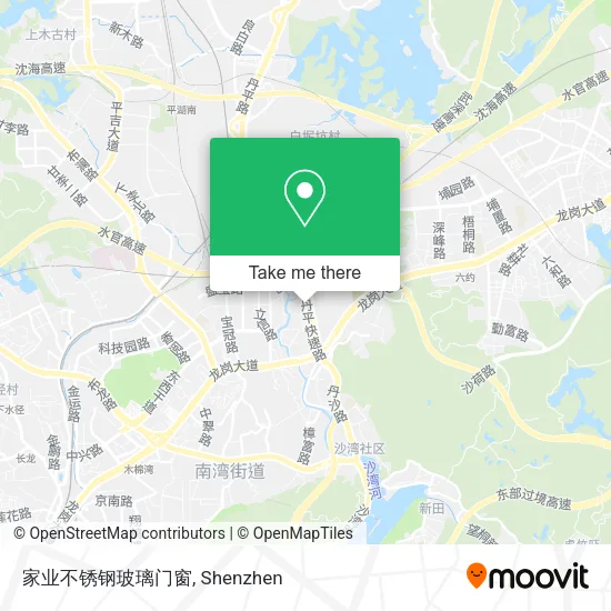 家业不锈钢玻璃门窗 map