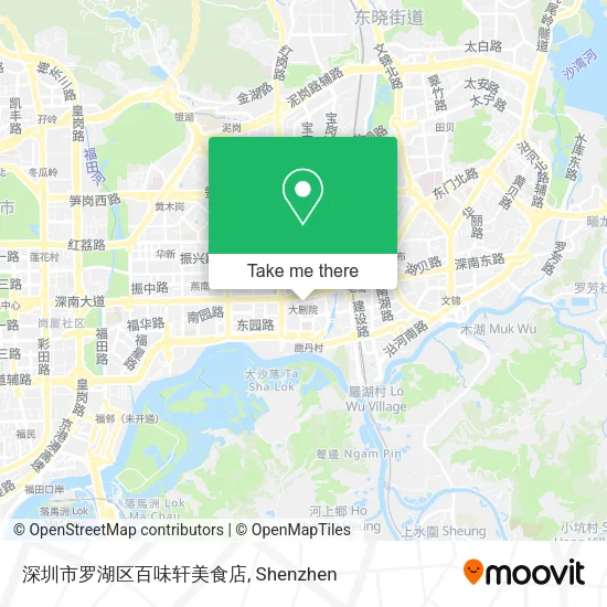 深圳市罗湖区百味轩美食店 map