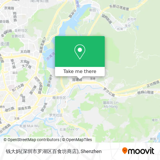 钱大妈(深圳市罗湖区百食坊商店) map