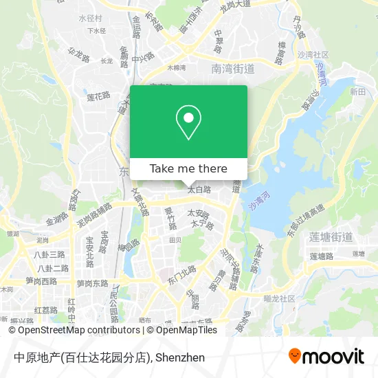 中原地产(百仕达花园分店) map