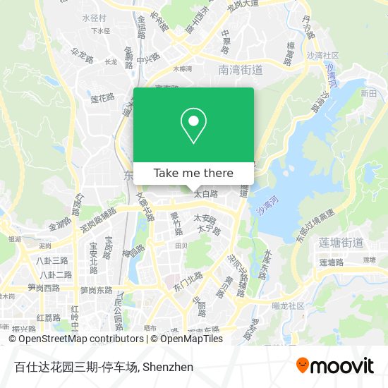百仕达花园三期-停车场 map