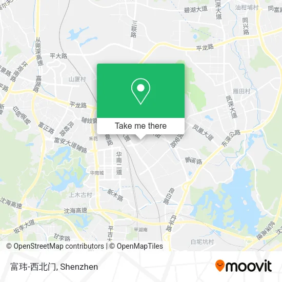 富玮-西北门 map