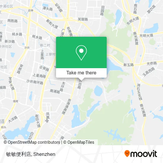 敏敏便利店 map