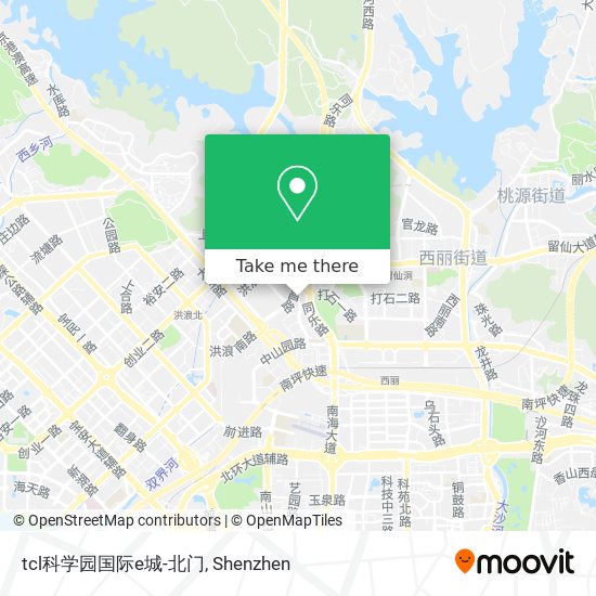 tcl科学园国际e城-北门 map