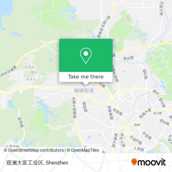 观澜大富工业区 map