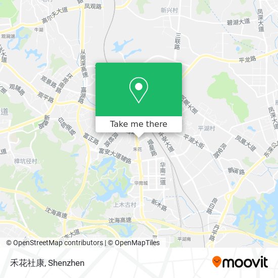 禾花社康 map