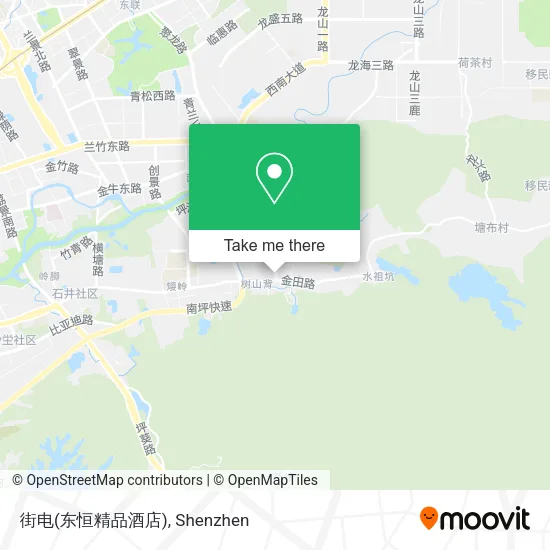 街电(东恒精品酒店) map