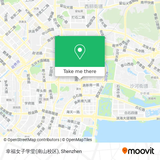 幸福女子学堂(南山校区) map