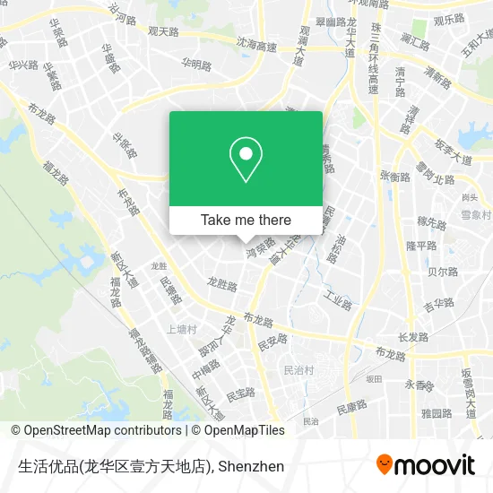 生活优品(龙华区壹方天地店) map