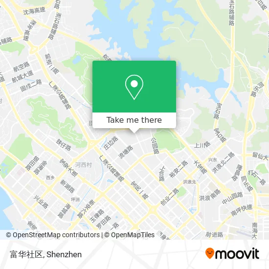 富华社区 map
