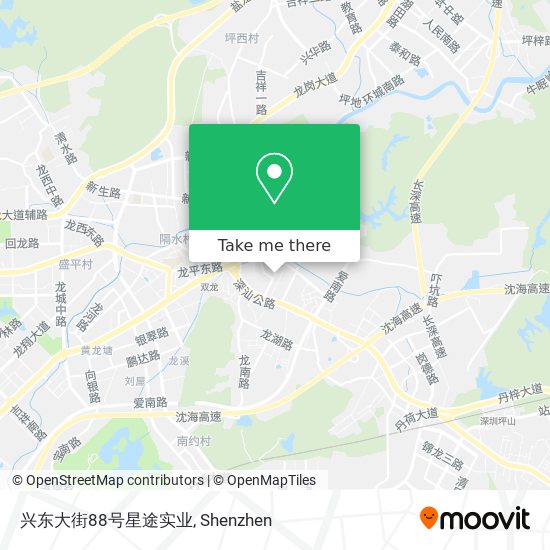 兴东大街88号星途实业 map