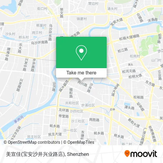 美宣佳(宝安沙井兴业路店) map