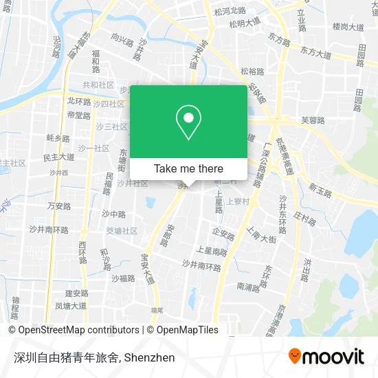 深圳自由猪青年旅舍 map