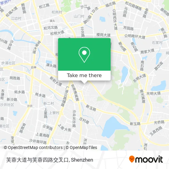芙蓉大道与芙蓉四路交叉口 map