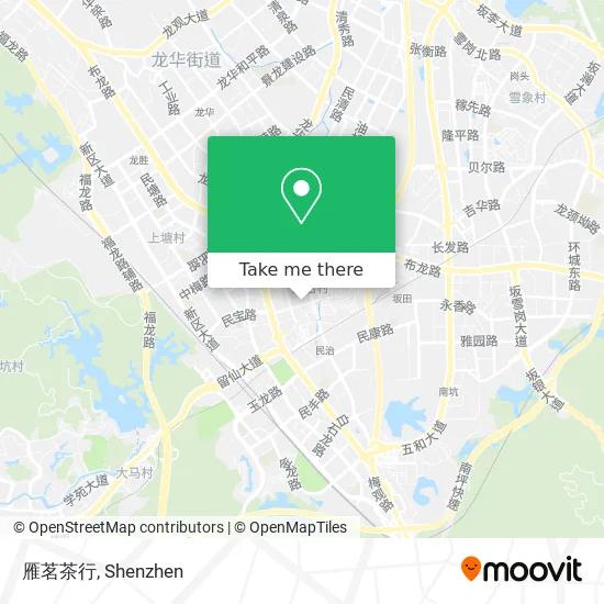 雁茗茶行 map