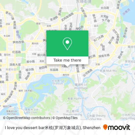 I love you dessert bar米梳(罗湖万象城店) map