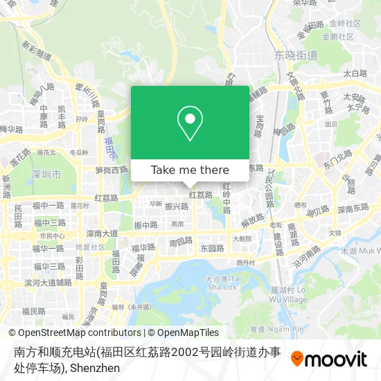 南方和顺充电站(福田区红荔路2002号园岭街道办事处停车场) map