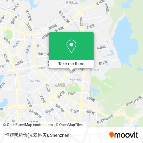 恒辉照相馆(光翠路店) map