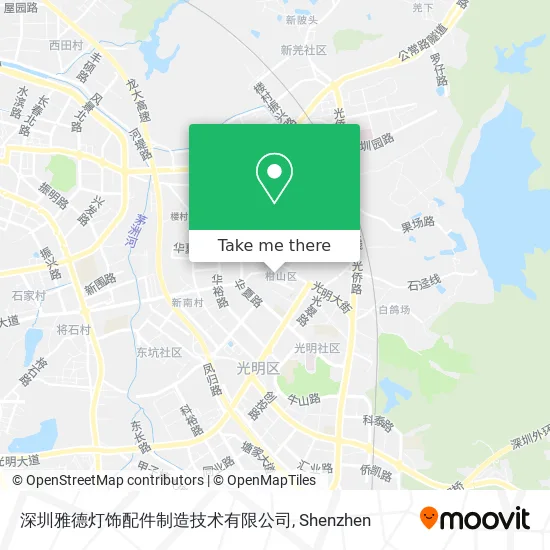 深圳雅德灯饰配件制造技术有限公司 map