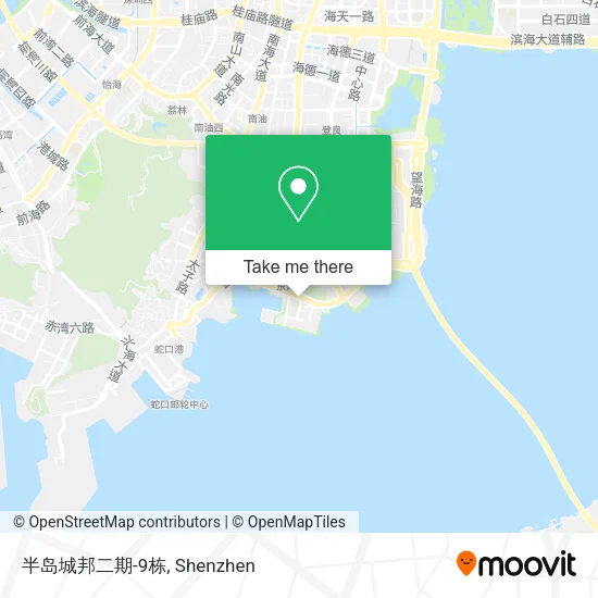 半岛城邦二期-9栋 map