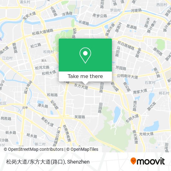 松岗大道/东方大道(路口) map